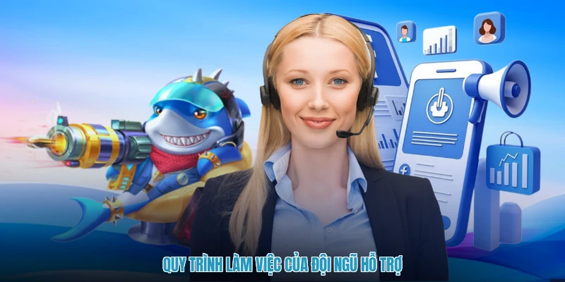 Quy trình làm việc của đội ngũ hỗ trợ